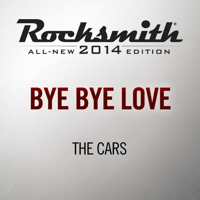 Front Cover for Rocksmith: All-new 2014 Edition - The Cars: Bye Bye Love (PlayStation 3 and PlayStation 4) (download release)