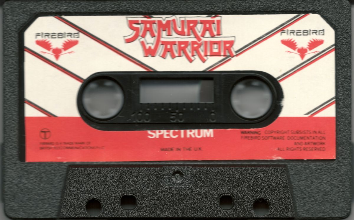 Media for Samurai Warrior: The Battles of.... Usagi Yojimbo (ZX Spectrum) (Firebird Software release)