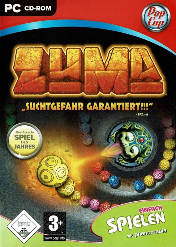 Front Cover for Zuma Deluxe (Windows) (Einfach Spielen release)