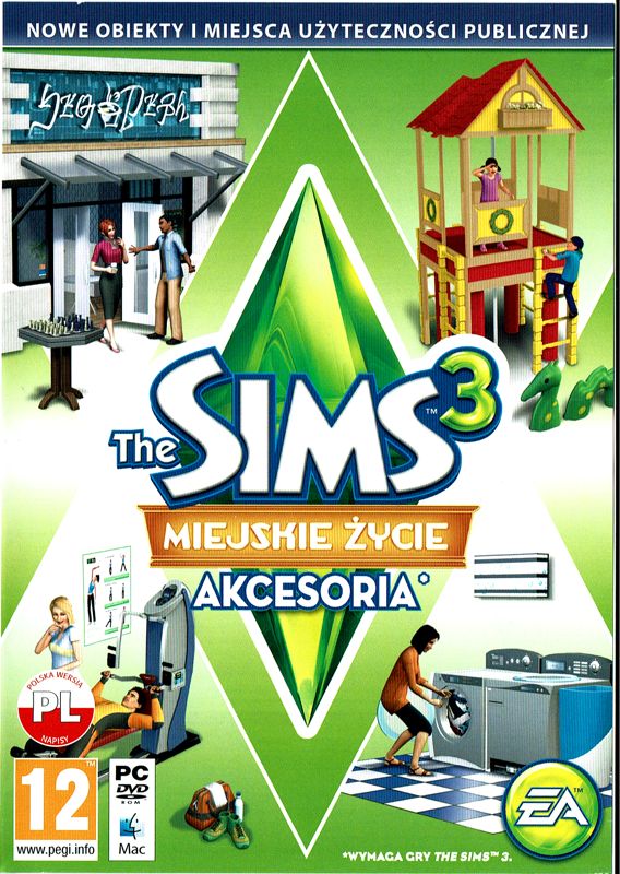 Front Cover for The Sims 3: Town Life Stuff (Macintosh and Windows)
