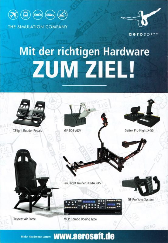 Manual for X-Plane 11 (Aerosoft Edition) (Linux and Macintosh and Windows): Back