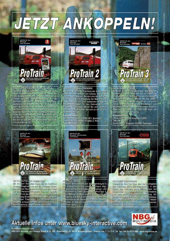 Inside Cover for ProTrain Extra 2 (Windows): Left Inlay