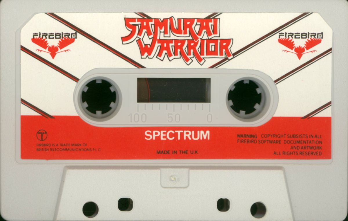 Media for Samurai Warrior: The Battles of.... Usagi Yojimbo (ZX Spectrum) (Firebird Software release)