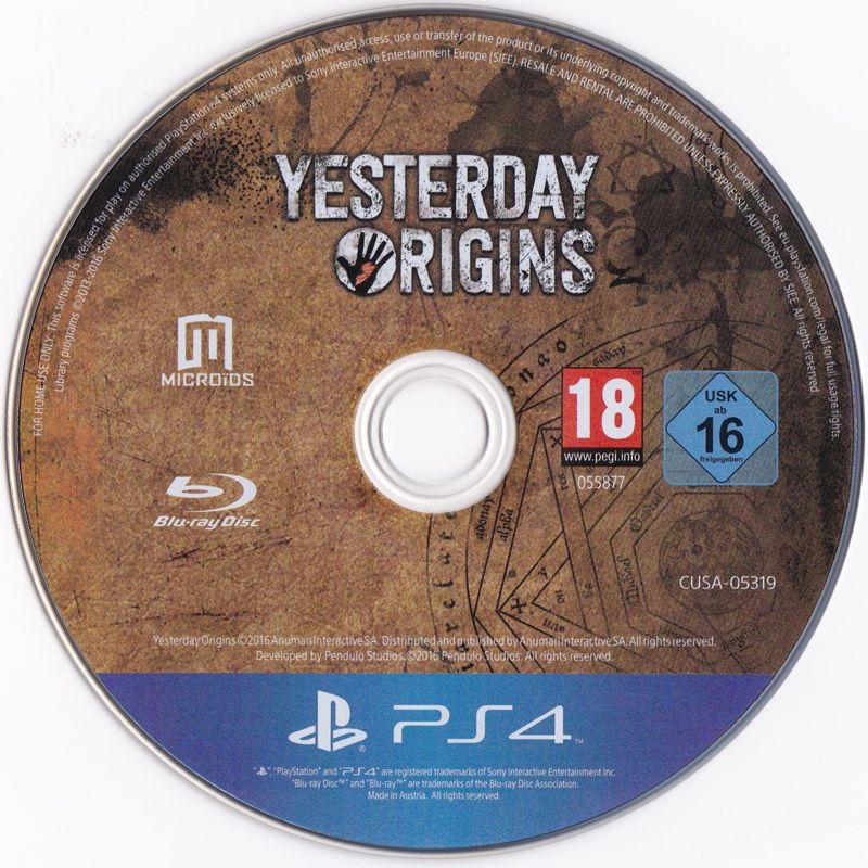 Media for Yesterday: Origins (PlayStation 4)