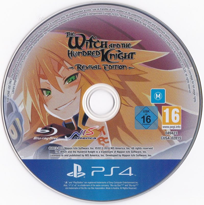 Media for The Witch and the Hundred Knight: Revival Edition (PlayStation 4)