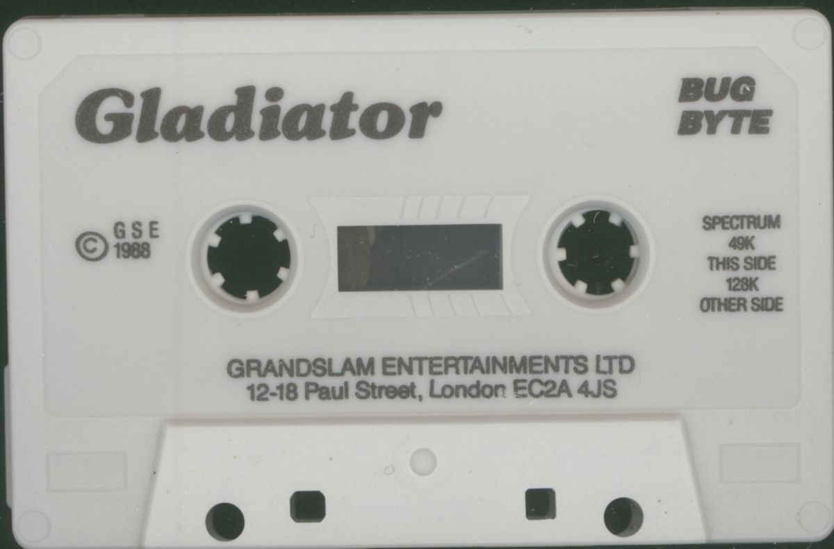Media for Gladiator (ZX Spectrum)