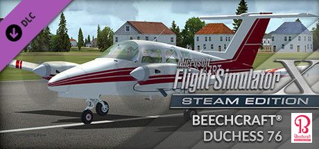 Front Cover for Microsoft Flight Simulator X: Steam Edition - Beechcraft Duchess 76 (Windows) (Steam release)
