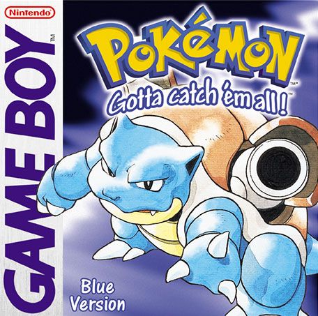 Front Cover for Pokémon Blue Version (Nintendo 3DS) (eShop release)
