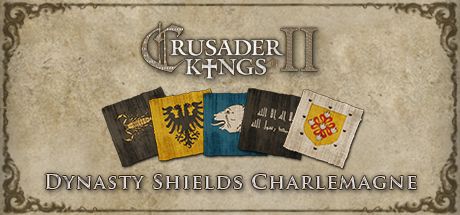 Front Cover for Crusader Kings II: Dynasty Shields Charlemagne (Linux and Macintosh and Windows) (Steam release)