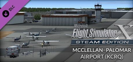 Front Cover for Microsoft Flight Simulator X: Steam Edition - McClellan-Palomar Airport (KCRQ) (Windows) (Steam release)