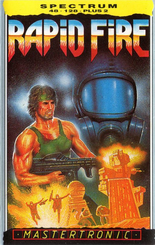 Front Cover for Rapid Fire (ZX Spectrum)