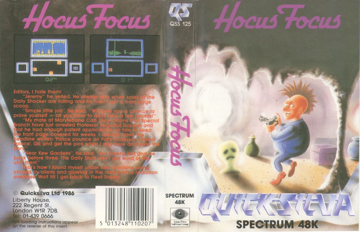 Hocus Focus cover or packaging material - MobyGames