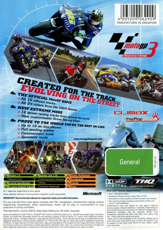 MotoGP: Ultimate Racing Technology 3 - Download