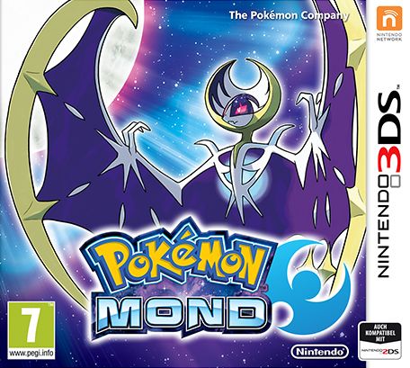 Front Cover for Pokémon Moon (Nintendo 3DS) (eShop release)