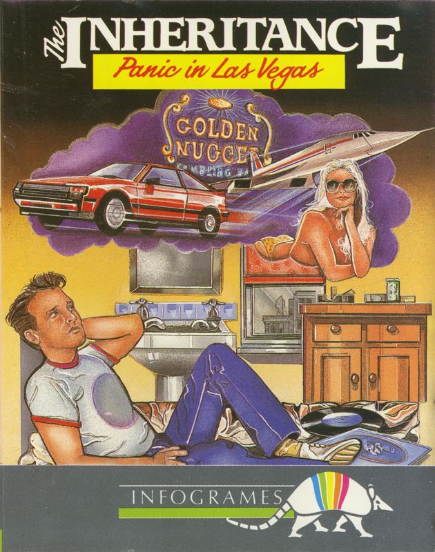 Front Cover for The Inheritance: Panic in Las Vegas (ZX Spectrum)