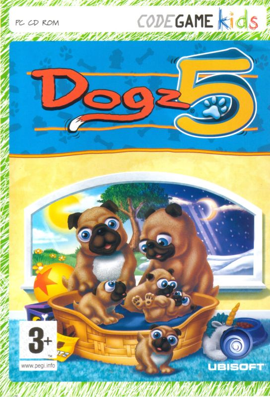 Front Cover for Dogz 5 (Windows) (Codegame Kids re-release.)