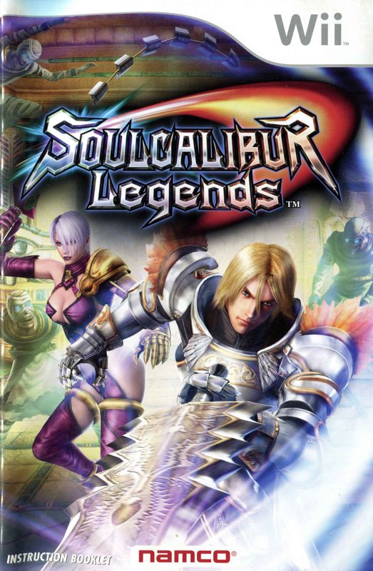 Manual for Soulcalibur: Legends (Wii): Front