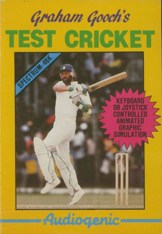 Front Cover for Graham Gooch's Test Cricket (ZX Spectrum)