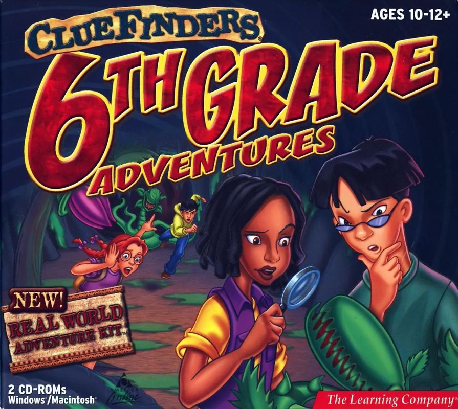 ClueFinders 6th Grade Adventures cover or packaging material MobyGames