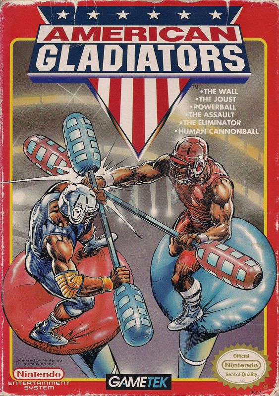 Front Cover for American Gladiators (NES)
