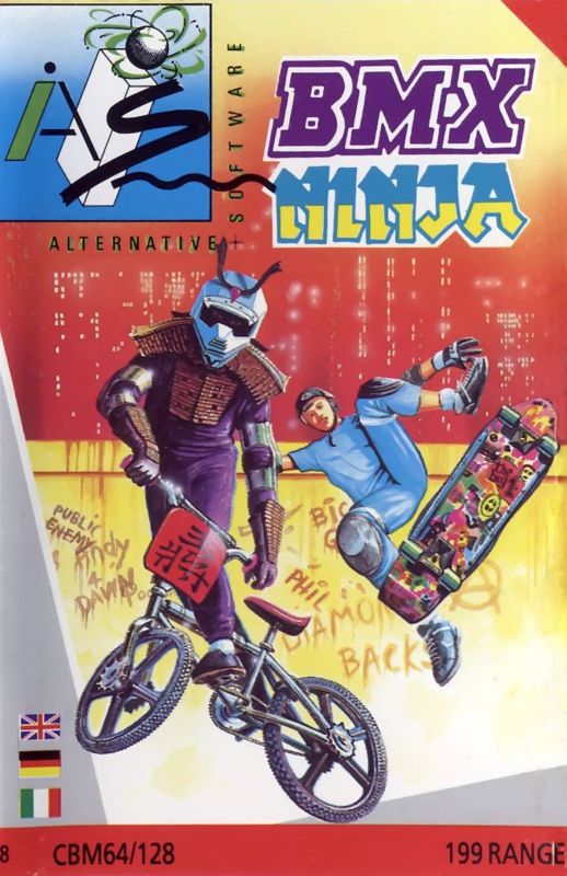 Front Cover for BMX Ninja (Commodore 64)