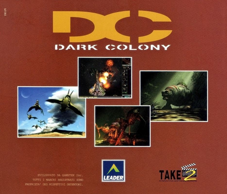 Other for Dark Colony (Windows): Jewel Case - Back