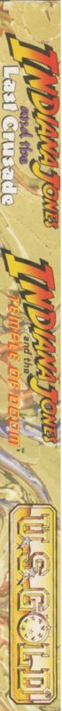 Spine/Sides for Indiana Jones and the Last Crusade: The Action Game / Indiana Jones and the Temple of Doom (ZX Spectrum)