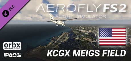 Front Cover for Aerofly FS 2 Flight Simulator: KCGX Meigs Field (Windows) (Steam release)