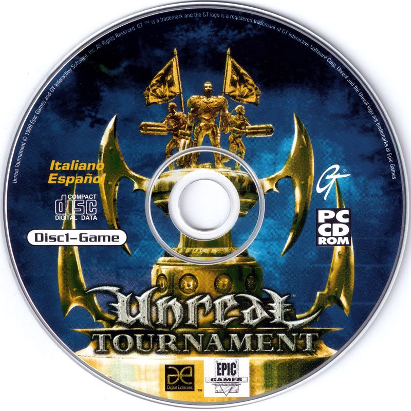 Media for Unreal Tournament (Windows): Game Disc