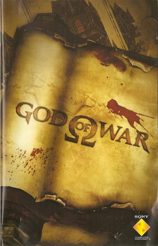 Manual for God of War (PlayStation 2) (Platinum release): Front