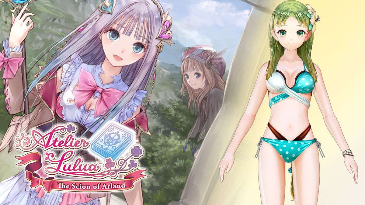 Front Cover for Atelier Lulua: The Scion of Arland - Piana's Swimsuit "Vivid Two-color" (Nintendo Switch) (download release)