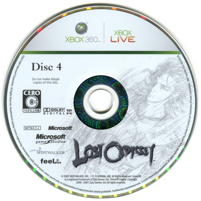 Lost Odyssey - Game Manual (XBOX360) (Instruction Booklet