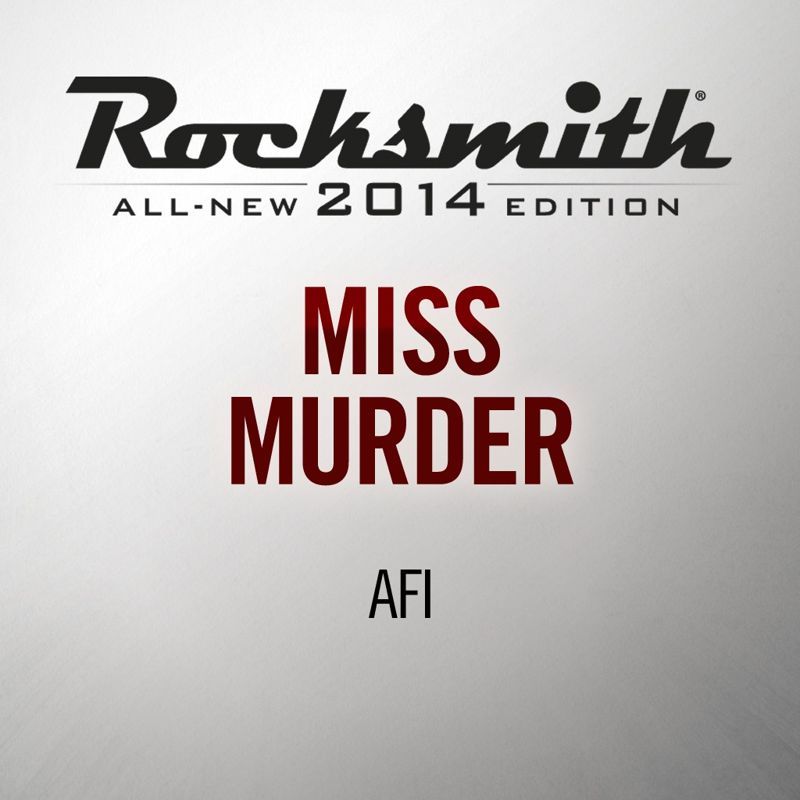 Front Cover for Rocksmith: All-new 2014 Edition - AFI: Miss Murder (PlayStation 3 and PlayStation 4) (download release)