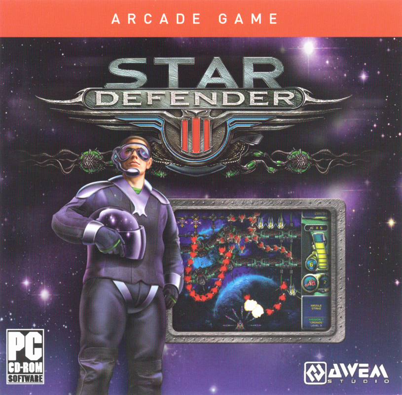 Other for Star Defender III (Windows): Jewel Case - Front