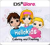 Front Cover for Hellokids: Vol. 1 - Coloring and Painting (Nintendo DSi) (download release)