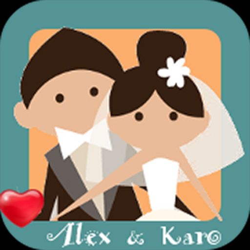 Front Cover for A&K's Wedding Game (iPad and iPhone)