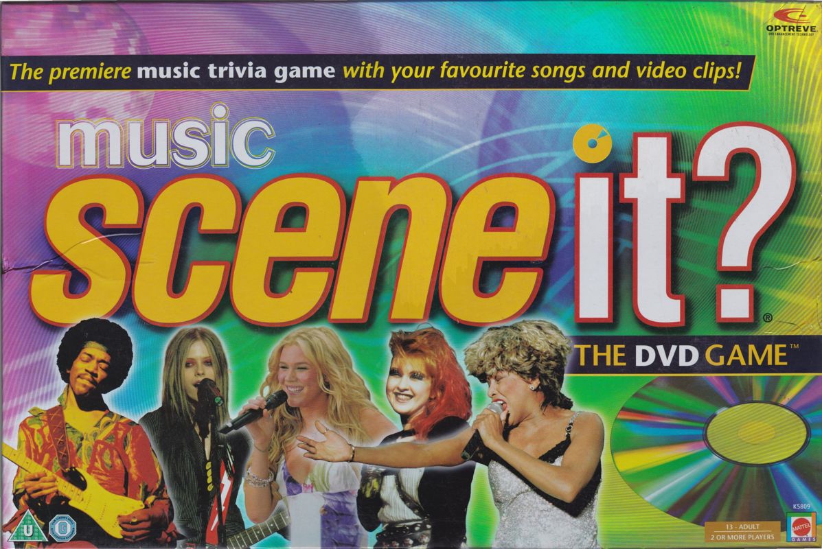 Front Cover for Scene It?: Music (DVD Player)