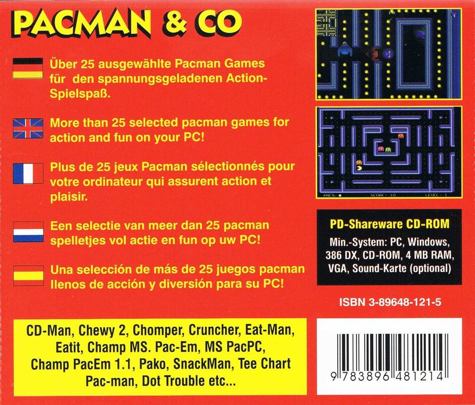 Back Cover for Pacman & Co (Windows)
