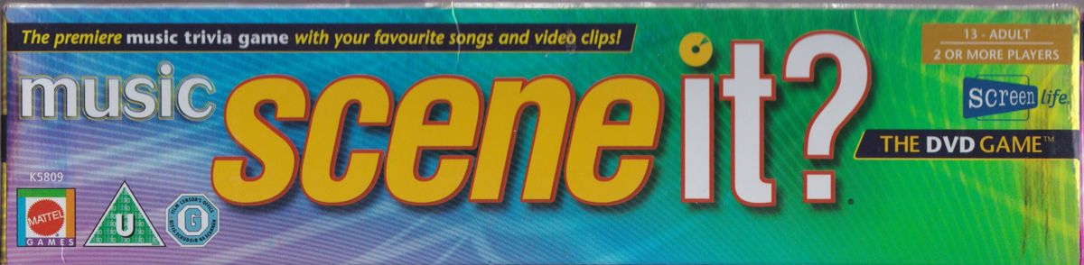 Scene It?: Music cover or packaging material - MobyGames