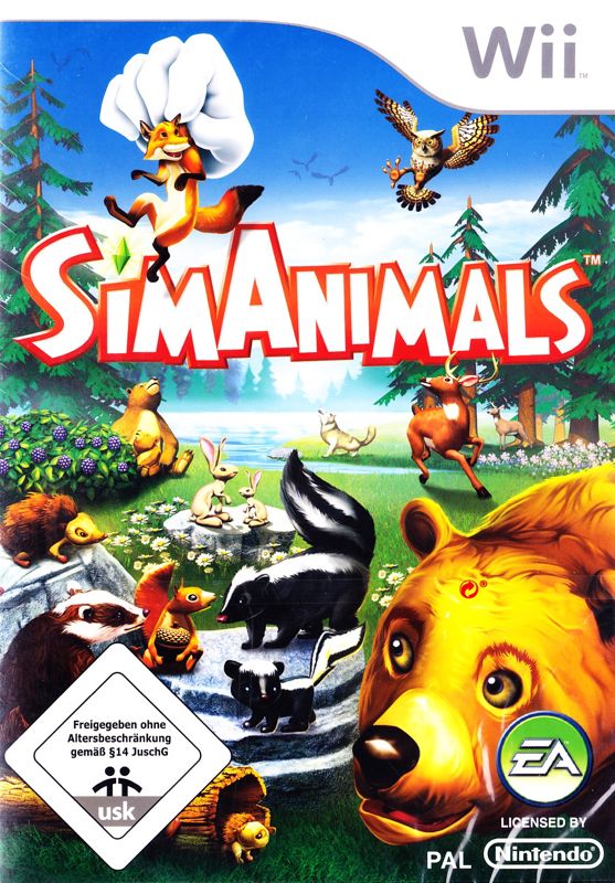 Front Cover for SimAnimals (Wii)