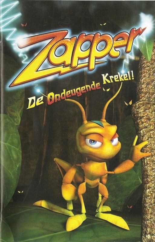 Manual for Zapper: One Wicked Cricket! (PlayStation 2): Front