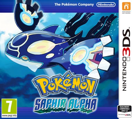 Front Cover for Pokémon Alpha Sapphire (Nintendo 3DS) (eShop release)