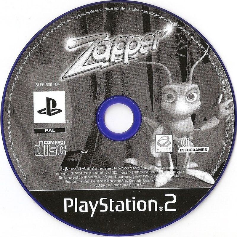 Media for Zapper: One Wicked Cricket! (PlayStation 2)