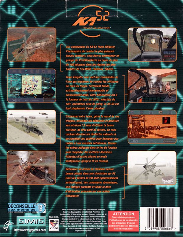 Back Cover for Ka-52 Team Alligator (Windows)