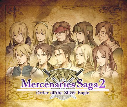 Front Cover for Mercenaries Saga 2: Order of the Silver Eagle (Nintendo 3DS) (download release)