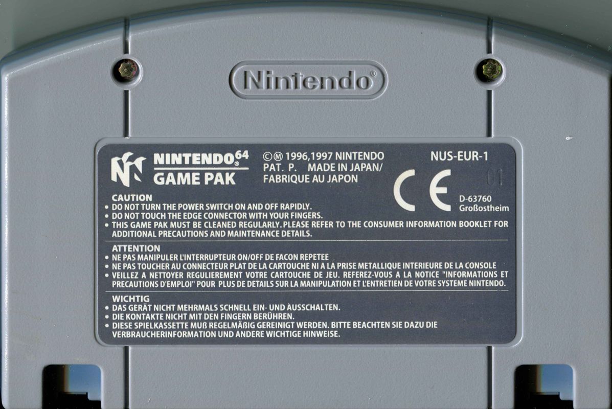 Media for Tom Clancy's Rainbow Six (Nintendo 64): Back