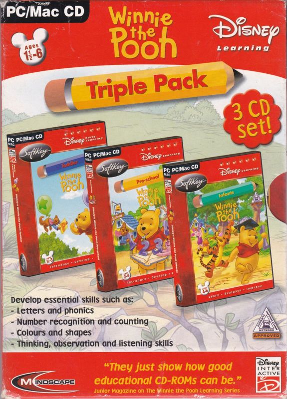 Front Cover for Winnie the Pooh: Triple Pack (Macintosh and Windows)