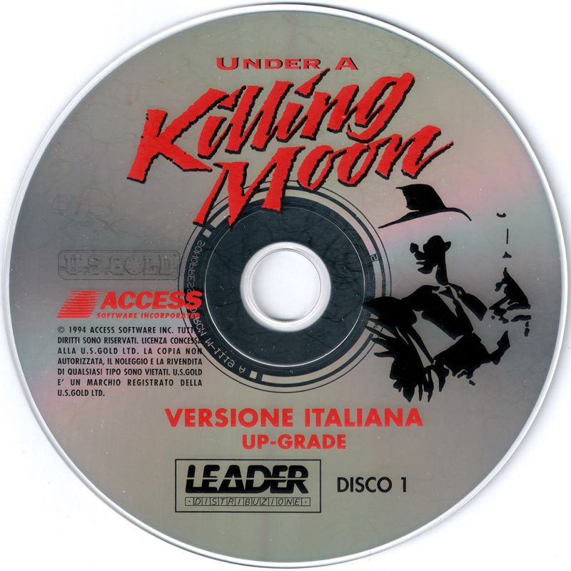 Media for Under a Killing Moon (DOS): Disc 1