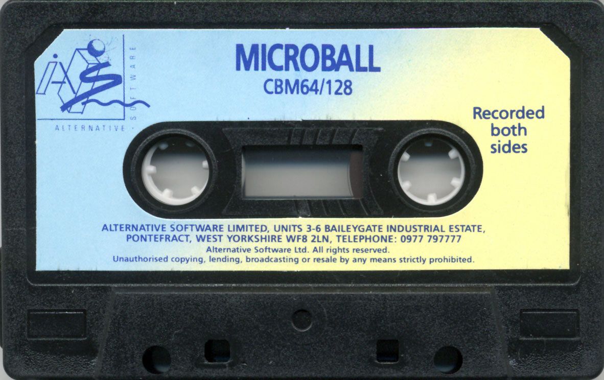 Media for Microball (Commodore 64)