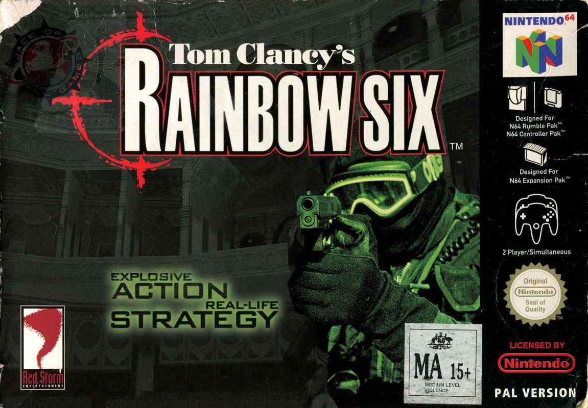 Front Cover for Tom Clancy's Rainbow Six (Nintendo 64)
